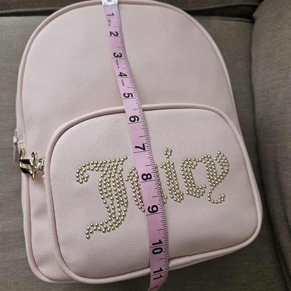 Juicy Couture baby Pink Backpack with Gold Accents NWT - Picture 6 of 10